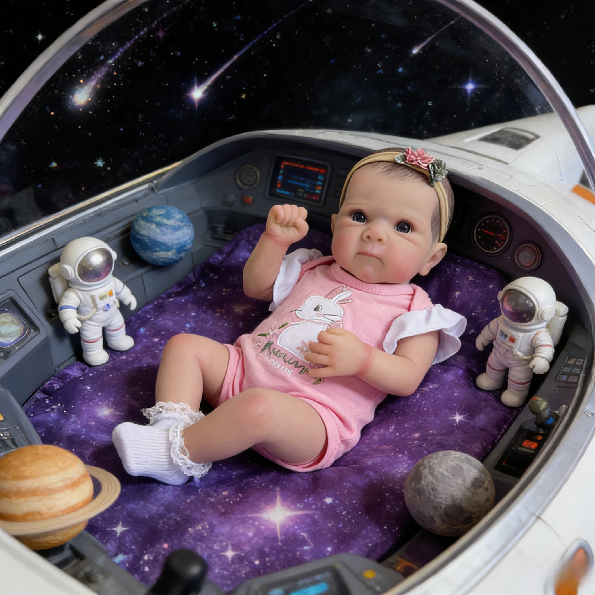 17” Reborn Newborn Doll Girl Bettie Hyper Realistic 3D Skin with Visible Veins, Pink Outfit Bebés Reborns