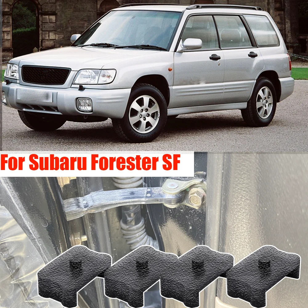 4X For Subaru Forester SF 1997 1998 1999 2000 2001 2002 Car Check Strap Stopper Repair Kit Clip Suitable For All Door Front Rear