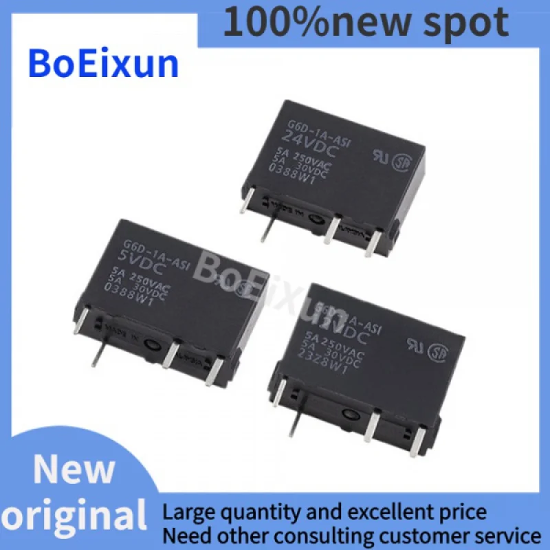 

100%NEW Relay DIP4 G6D-1A-ASI-5VDC G6D-1A-ASI-12VDC G6D-1A-ASI-24VDC