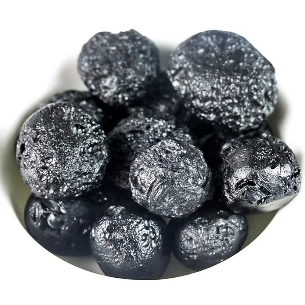 Natural Black Tektite Meteorite Rough stone Crystal Specimen Healing Crystal for Protection & Energy Rare Collectible Gemstone view 2