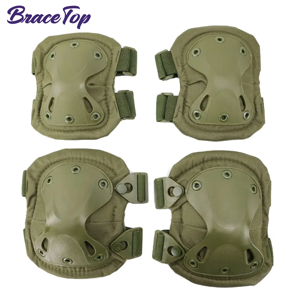 Camo Tactical KneePad Elbow Pads Military Knee Protector Army Airsoft Outdoor Sports Working Hunting Skating Safety Gear Kneecap