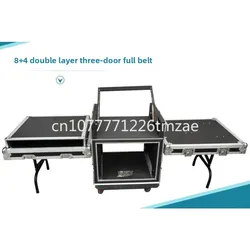 Flight Case 12U Oblique Rack DJ Audio Mixer Box