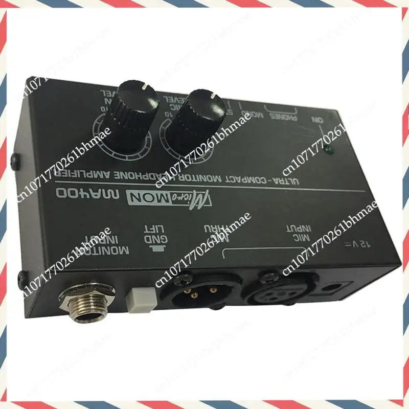 -A21Z New MA400 Headphone Preamplifier Microphone Preamplifier Audio 6.35Mm & 3.5Mm Headphone Outputs Mixer EU Plug Easy Install
