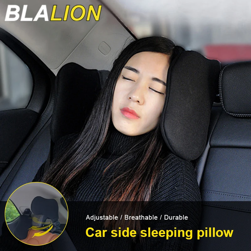 BLALION Car Neck Headrest Pillow Travel Rest Sleeping Headrest Support Adjustable Car U Shaped Memory Pillow for Kids Adults
