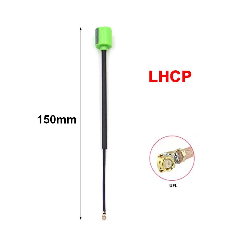 Lollipop 5 RHCP/LHCP 5.8G 2.8dBi MINI FPV Antenne SMA/RP-SMA/MMCX-Straight/MMCX-hoek/UFL voor RC Zender Ontvanger Drones DIY