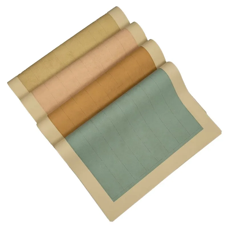 10 Sheets Retro Half Ripe Xuan Paper Calligraphy Creation Works Writing Paper 34x46 cm