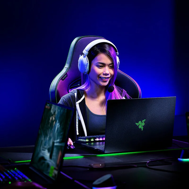 Imagem -03 - Razer-blackshark v2 Pro Wireless Esports Headconjunto Bluetooth Hyperclear Super Banda Larga Microfone 24 Ghz Modelo 2023 Novo