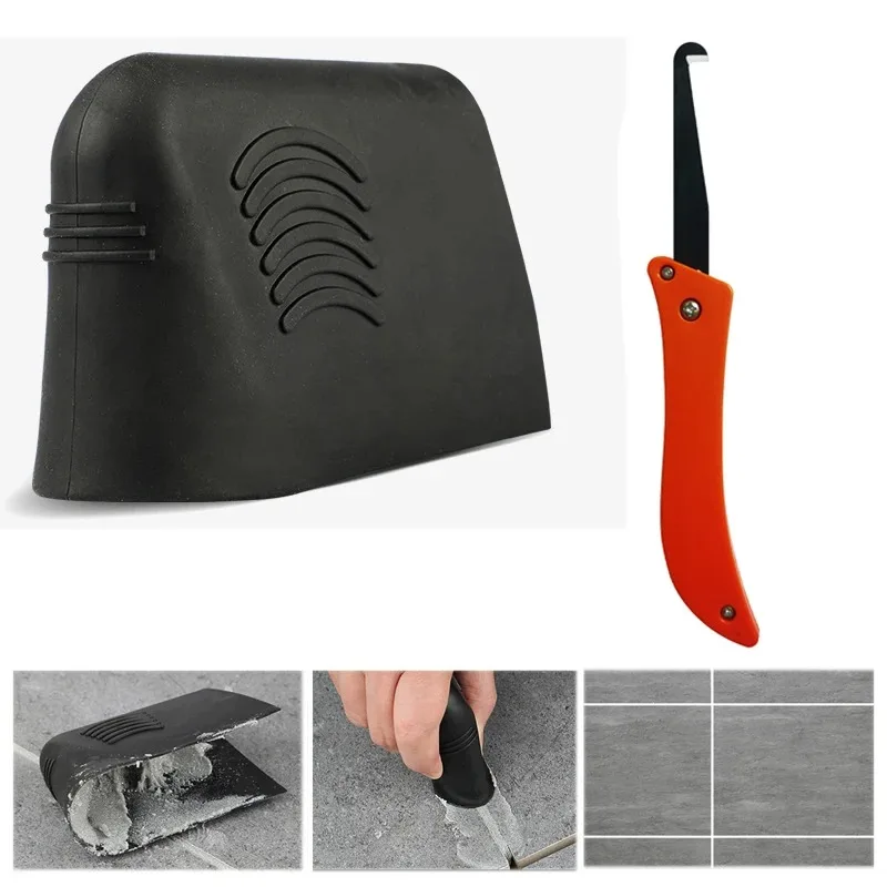 Corner painting tool  Magic Tool for Construction Site Efficiency Suitable for Ceramic Tile Pointing seam beautifying hook knife