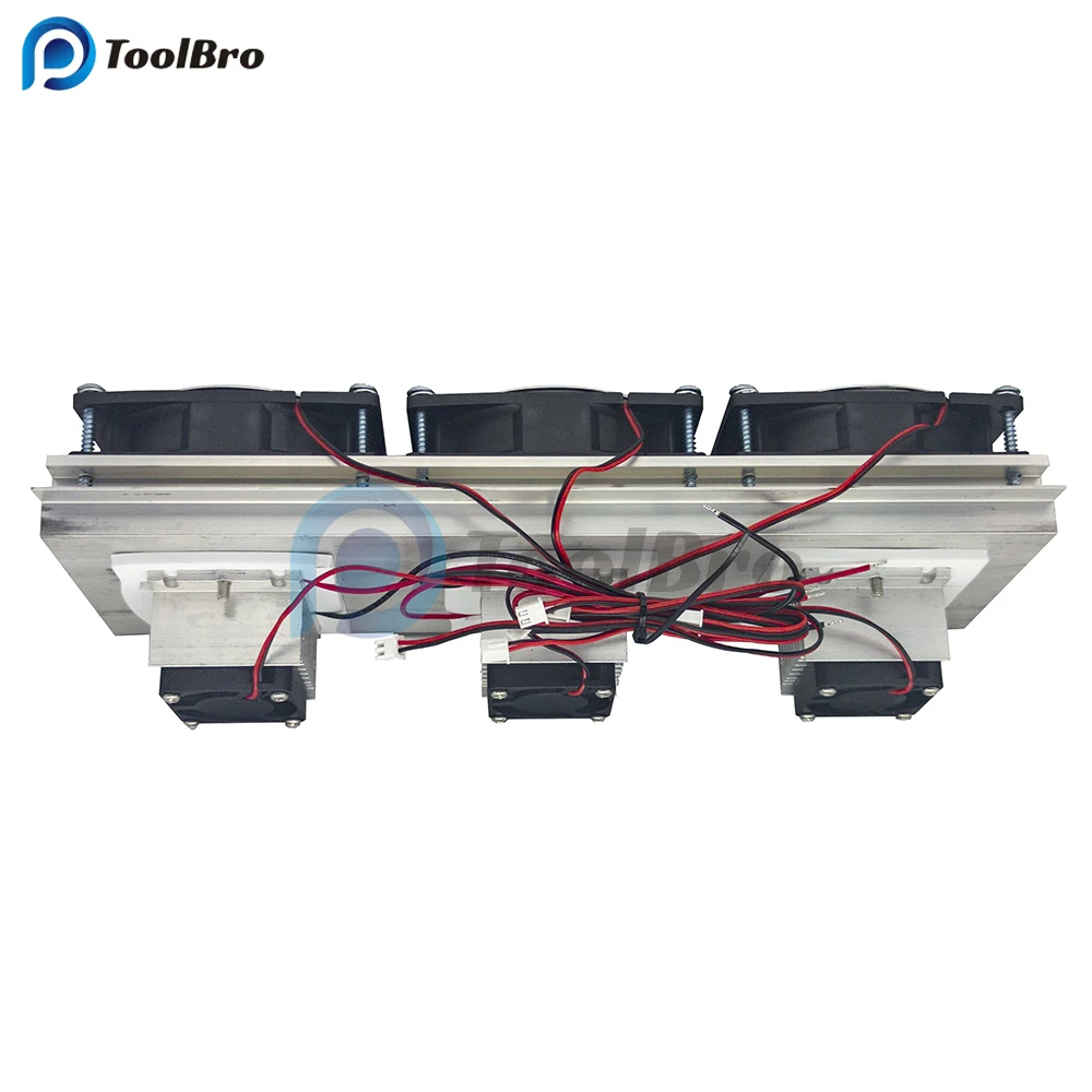 180W 15A Peltier Cooler Semiconductor Refrigeration Cooling System Air Conditioner Water Cooling Air Condition for Fish Tank