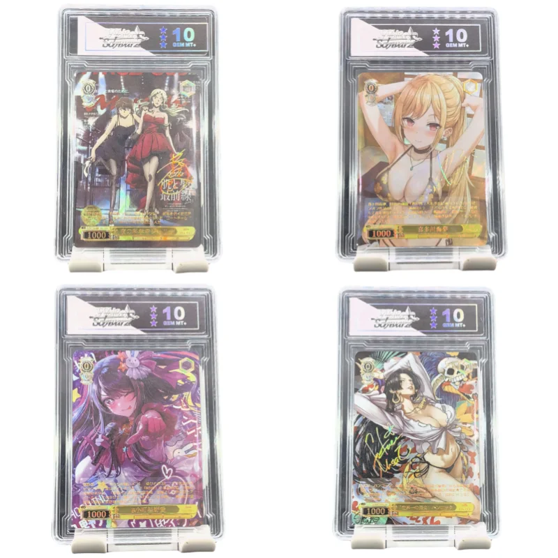 

ACG WS Cards Uta Hoshino Ai Hancock Rem Asuka Golden Sign Anime Game Characters Collection DIY Color Flash Rating Version Cards