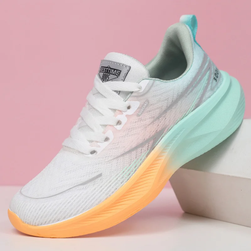 

Спортивная обувь, мужские летние сетчатые дышащие кроссовки, амортизирующие кроссовки для бега, модели для пар, легкие гоночные кроссовки