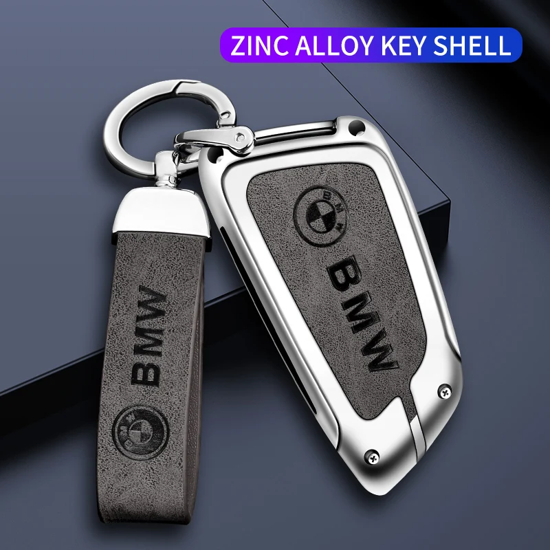 

Zinc Alloy Car Remote Key Cover Case Holder For BMW X1 X3 X5 X6 X7 G20 G30 G01 G02 G05 G11 G32 1 3 5 7 Series Keychain Accessori