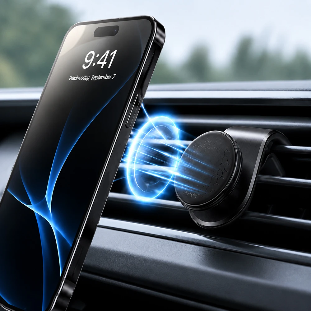 Magnetic Phone Holder For Car Vent - Auto-Handyhalterung Magnetische Lüftungsclip-Halterung Mobile Halterung GPS-Navigation