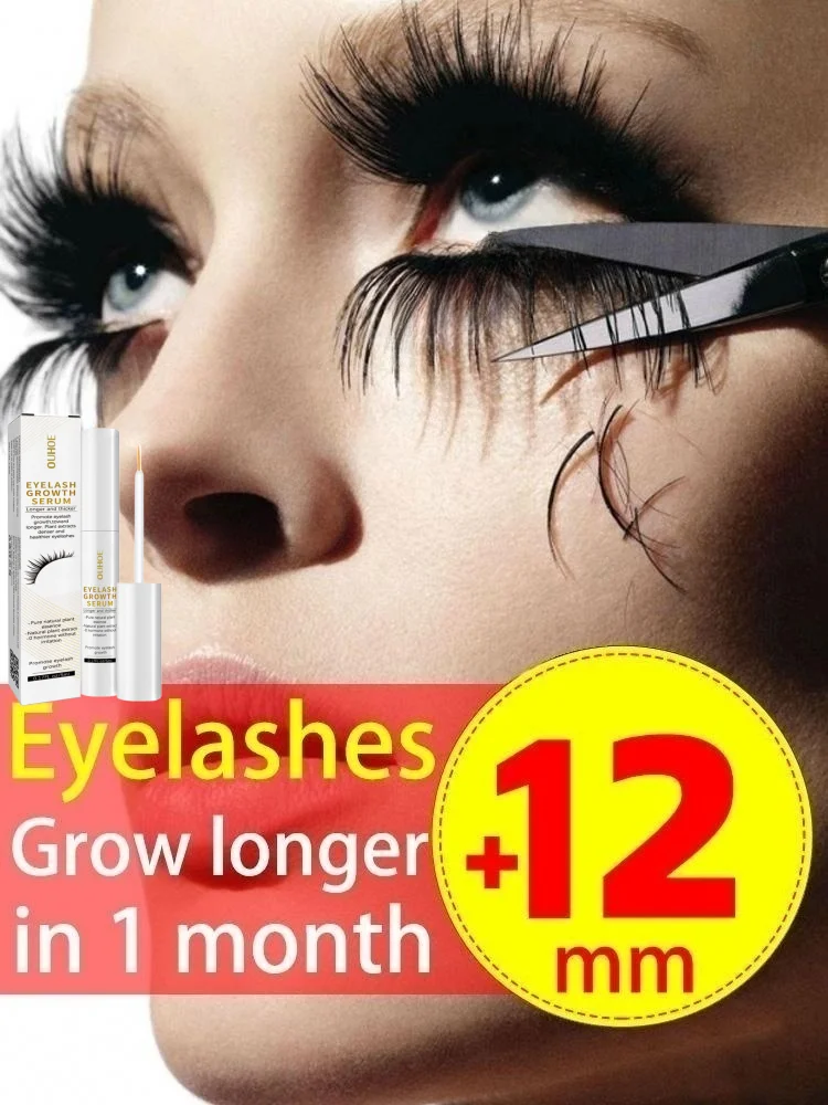 Sérum de croissance rapide des cils, 7 jours, rehausseur de cils naturel, plus long, plus complet, produits de traitement, soins des yeux, maquillage