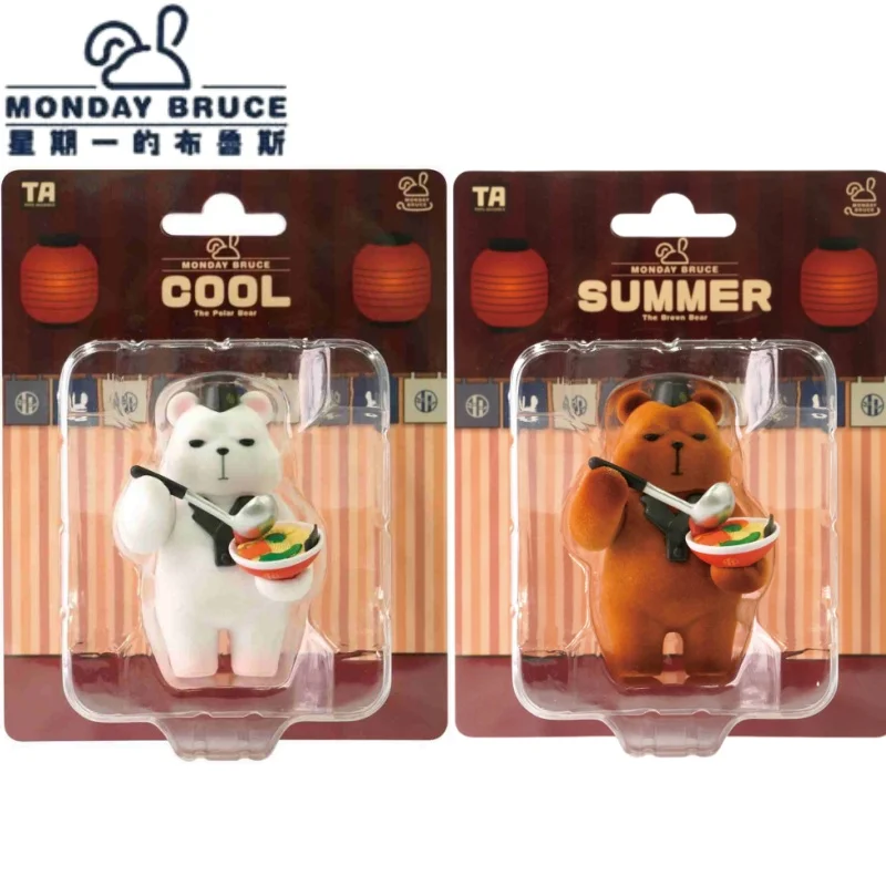 حقيقية الاثنين بروس كول الصيف شرب العمل سلسلة المشهد هدية الحلي شخصيات كرتونية المرآب جمع الديكور نموذج