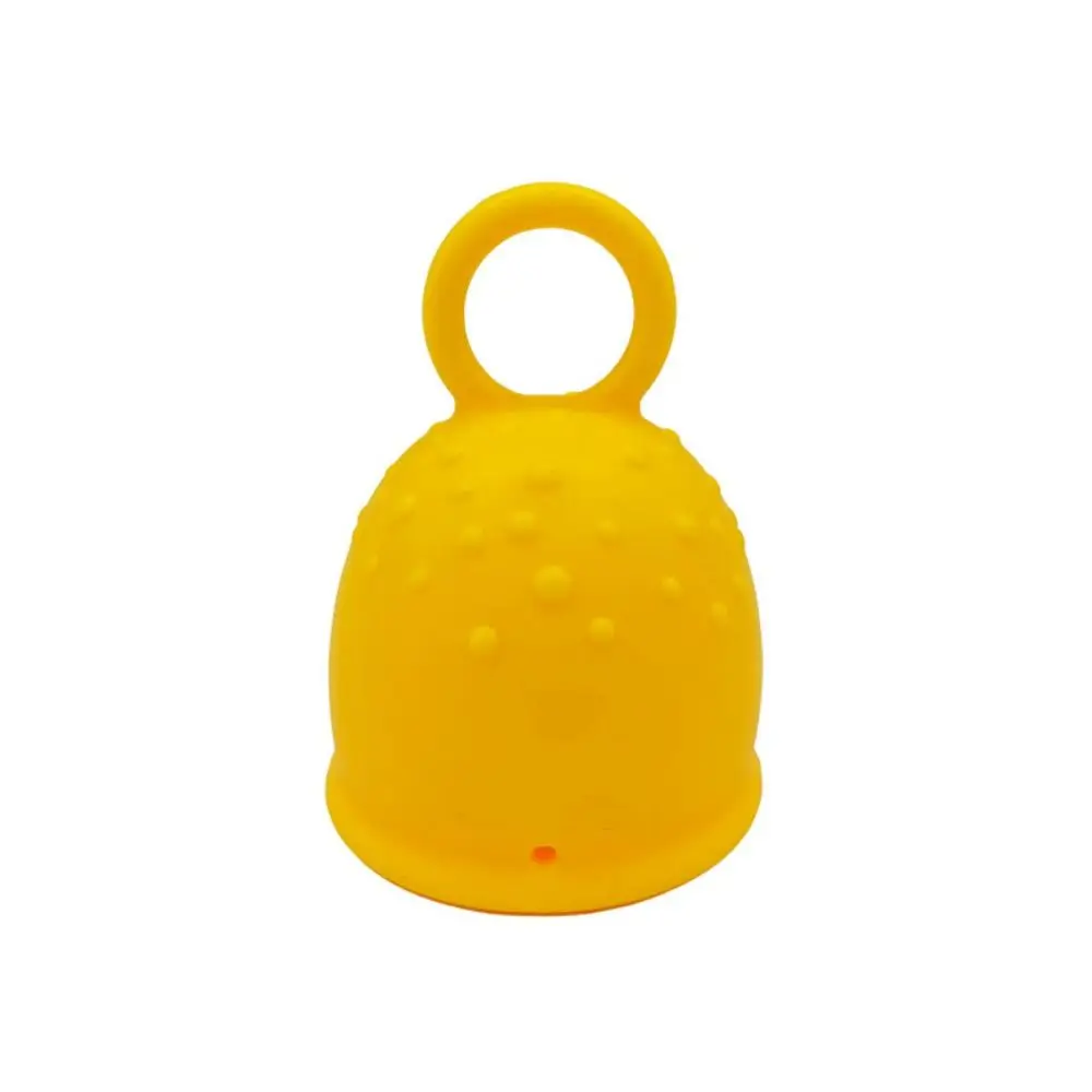

Leak-proof Silicone Menstrual Cup Non-Slip Soft Silicone Monthly Cup Reusable Pull Ring Handle Vaginal Menstrual Collector