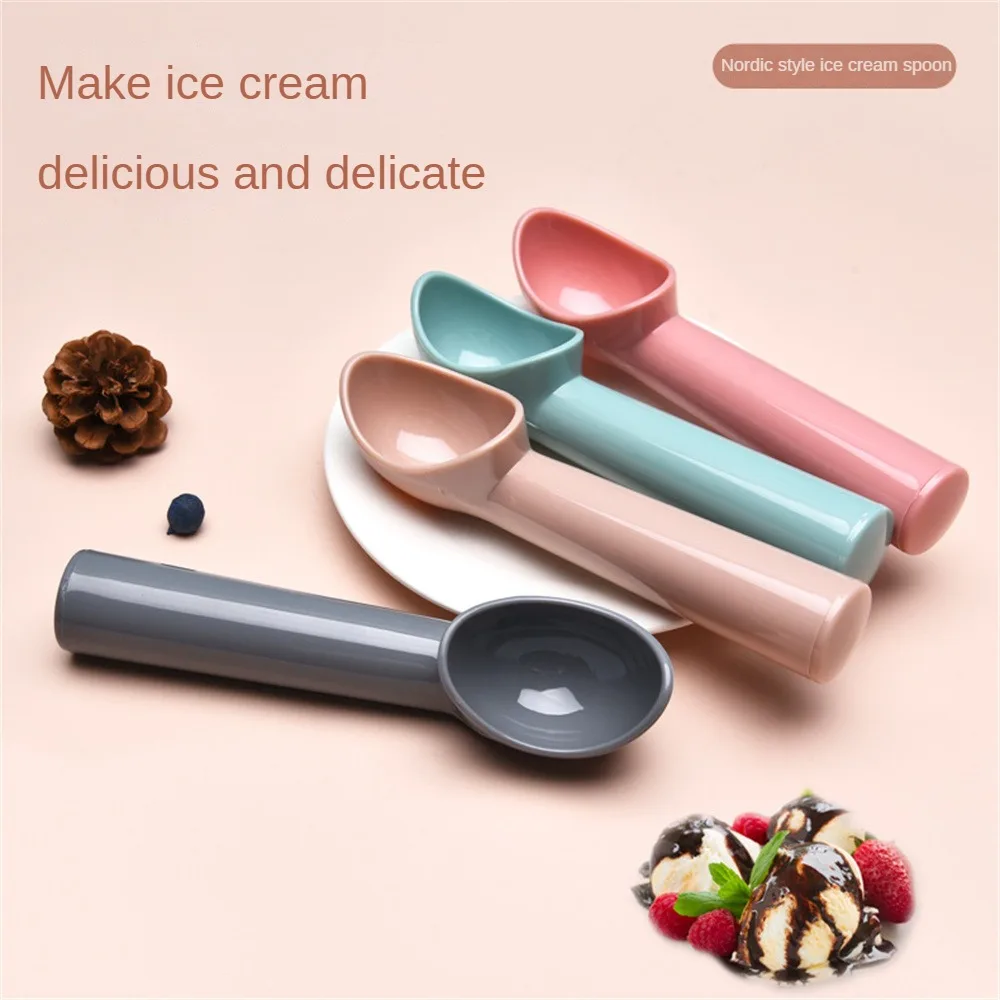 Spoon Easy To Clean Plastic Ice Cream Scoop Ice Cream Spoon Other Kitchen Utensils Hockey Scoop High Low Temperature 41g