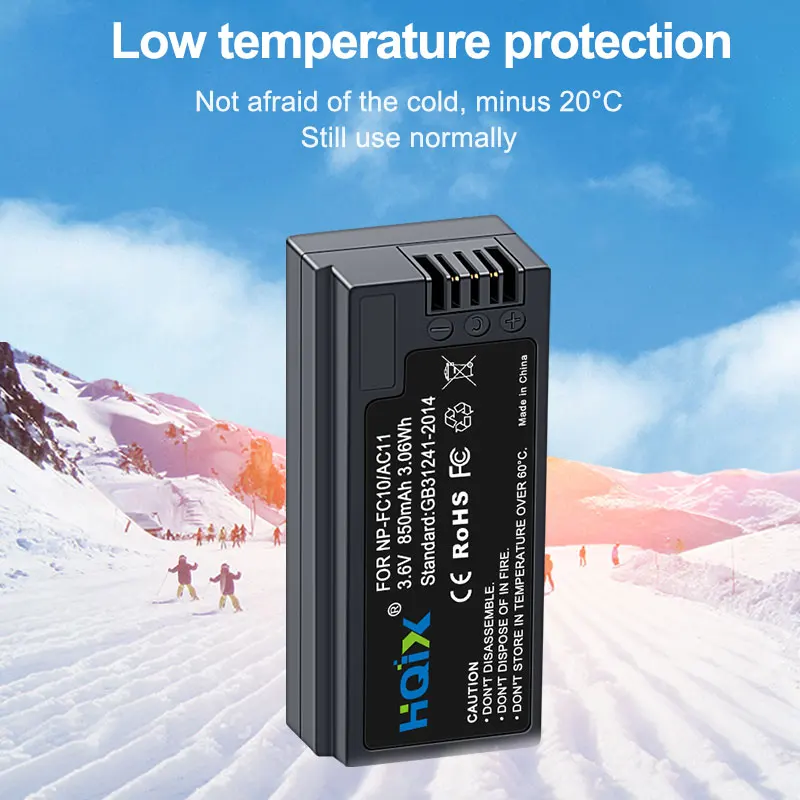 ソニー DSC-F77 F77A FX77 V1 P2 P3 P5 P7 P8 P9 P10 P12 カメラ用 HQIX NP-FC10 FC11 デュアル充電器バッテリー