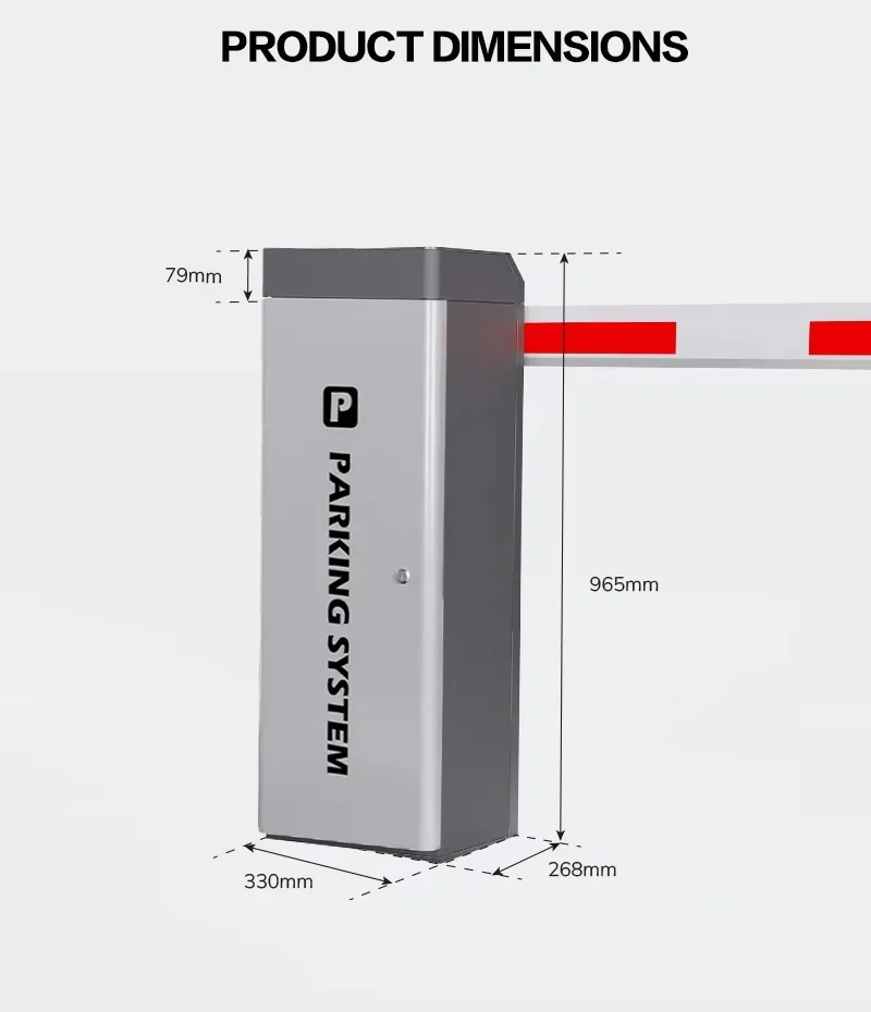 شهادة CE في الهواء الطلق ذكي الدفع التلقائي سرعة الإلكترونية قابل للتعديل وقوف السيارات بوابة بوم حاجز البوابة