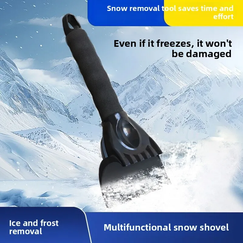 Car Ice Scraper Snow Shovel Windshield Auto Defrosting Car Winter Snow Removal Cleaning Tool Car Accessories snow removal shove image 3