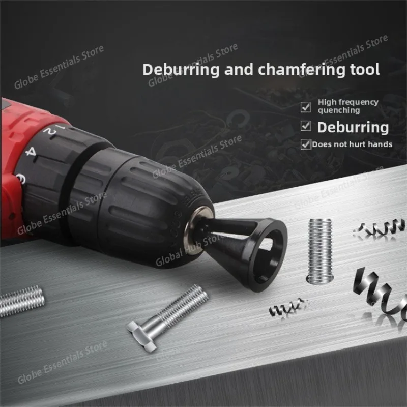

1PC Deburring External Chamfer Tool Stainless Steel Remove Burr Drill Bit for Grinding Angle Trimming Metal Deburr Screw Repair
