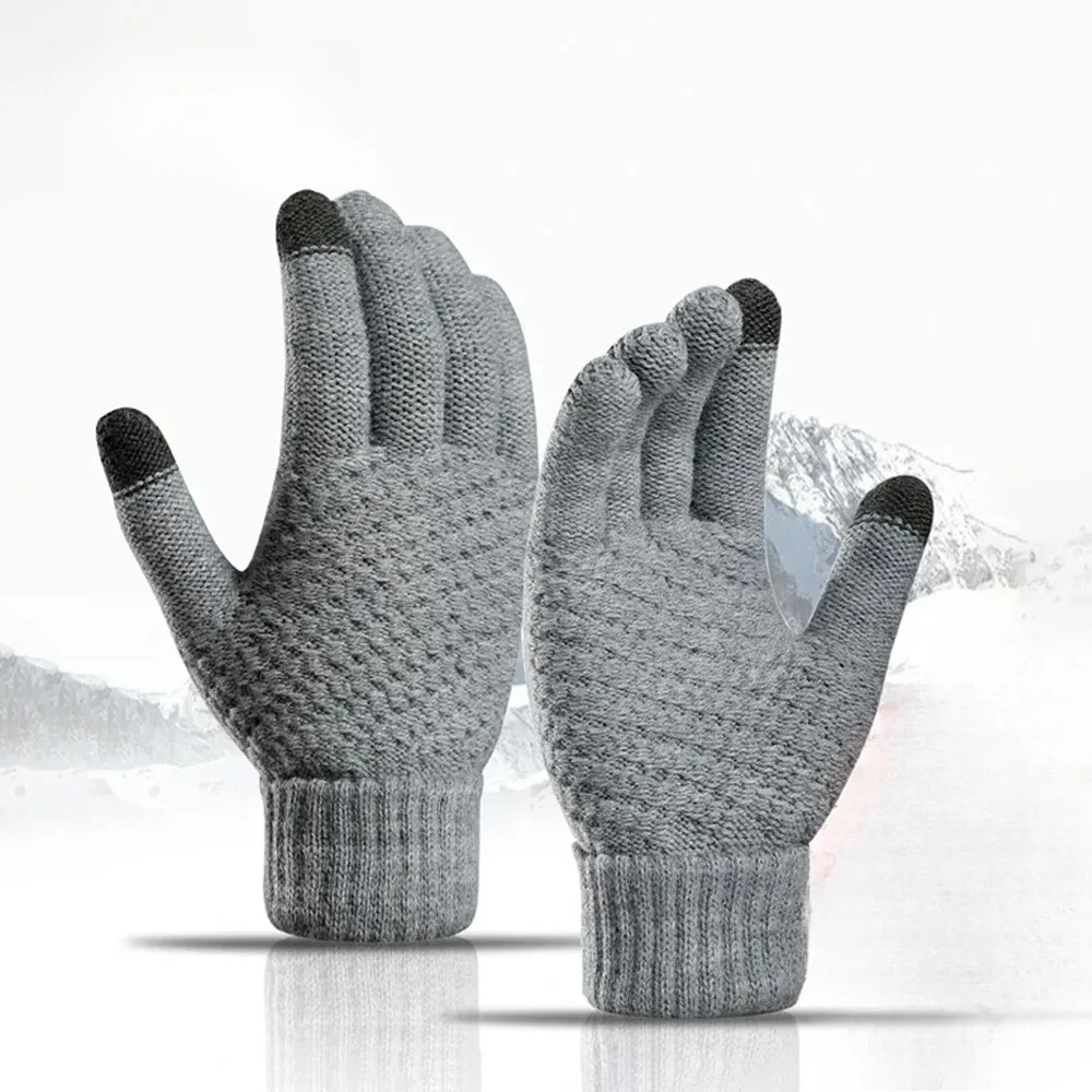 

Winter warm gloves, elastic classic half-finger gloves, all-finger outdoor cycling gloves, suitable for both men and women