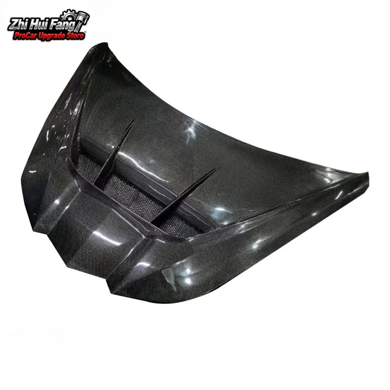 

Подходит для Chevrolet Corvette C8 2022, капот из углеродного волокна, крышка двигателя