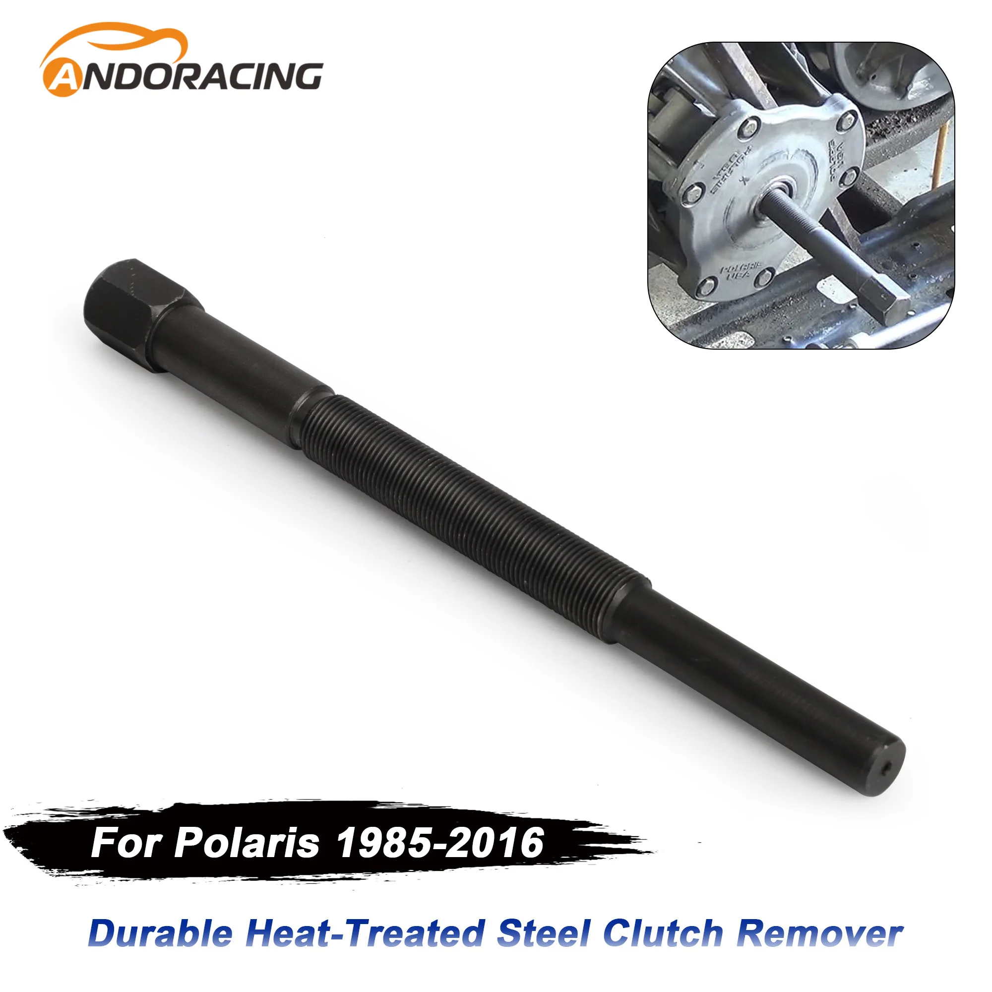 ATV Primary Drive Clutch Puller Tool for Polaris 1985-2016 Durable Heat-Treated Steel Clutch Remover 2870506 PP3078 15-878 30260