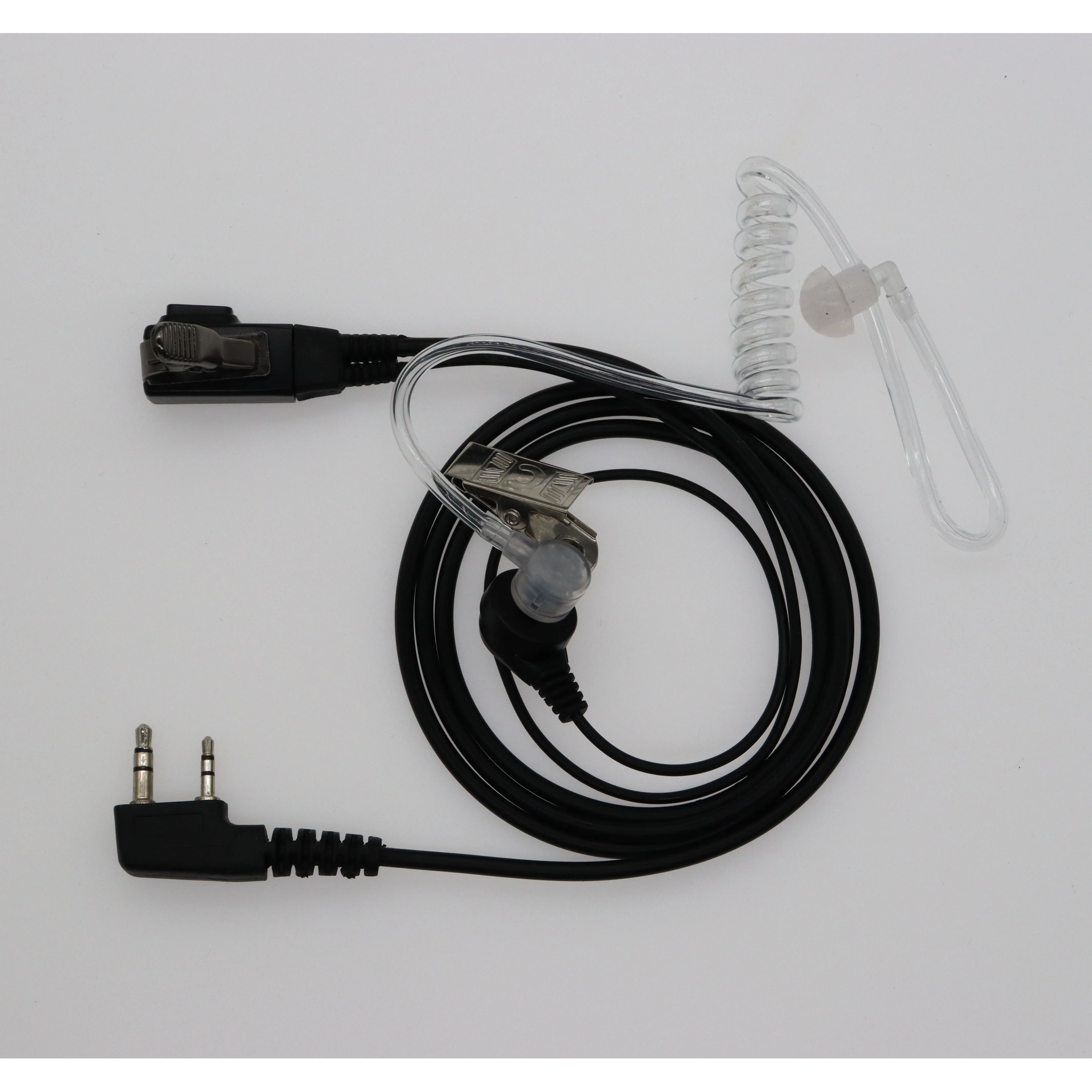 Baofeng Earphone Mikrofon Mikrofon Mikrofon Tabung Udara Akustik Tersembunyi Headset Earbud Headphone Earpiece untuk Radio Walkie Talkie Kenwood