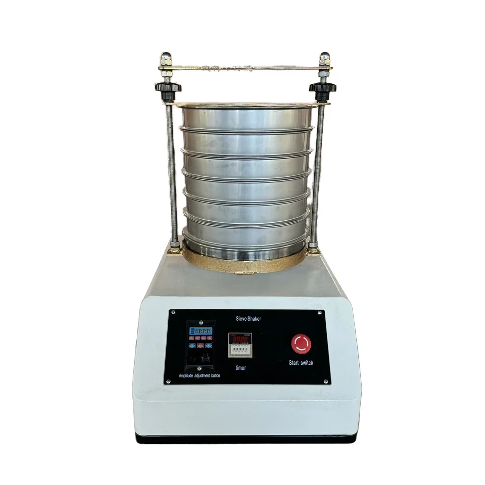 Automatic Electronic Testing Lab Sieve Equipment Stainless Steel round Vibrating Testing Machine 220V 1-Year Warranty