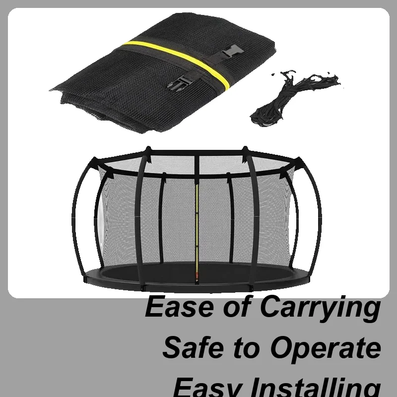 

Trampoline Enclosure Net Trampoline Replacement Safety Net Protective Jumping Surround Fences Accessories for Backyard Garden