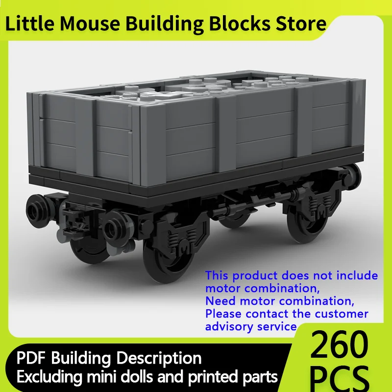 

City Car Model MOC Building Bricks Railway Three Plank Wagon Modular Technology Children Holiday Gifts Assemble Toys Suit