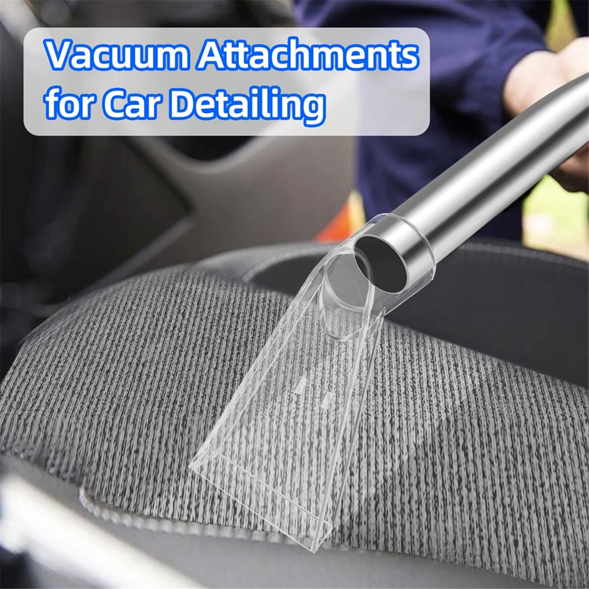 ELV-accesorio de limpieza de alfombras para estofados, varita de mano con cabezal de visualización, herramienta manual con cabezal de vacío para detalles automáticos, grande y