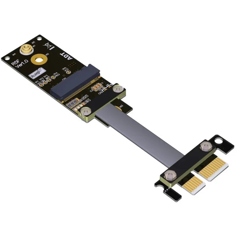 PCIe X1 To M.2 A.E. Key WiFi Adapter Extension Cable M2 Wireless Network Card Expansion Converter Cable Gen3 8G/bps ADT