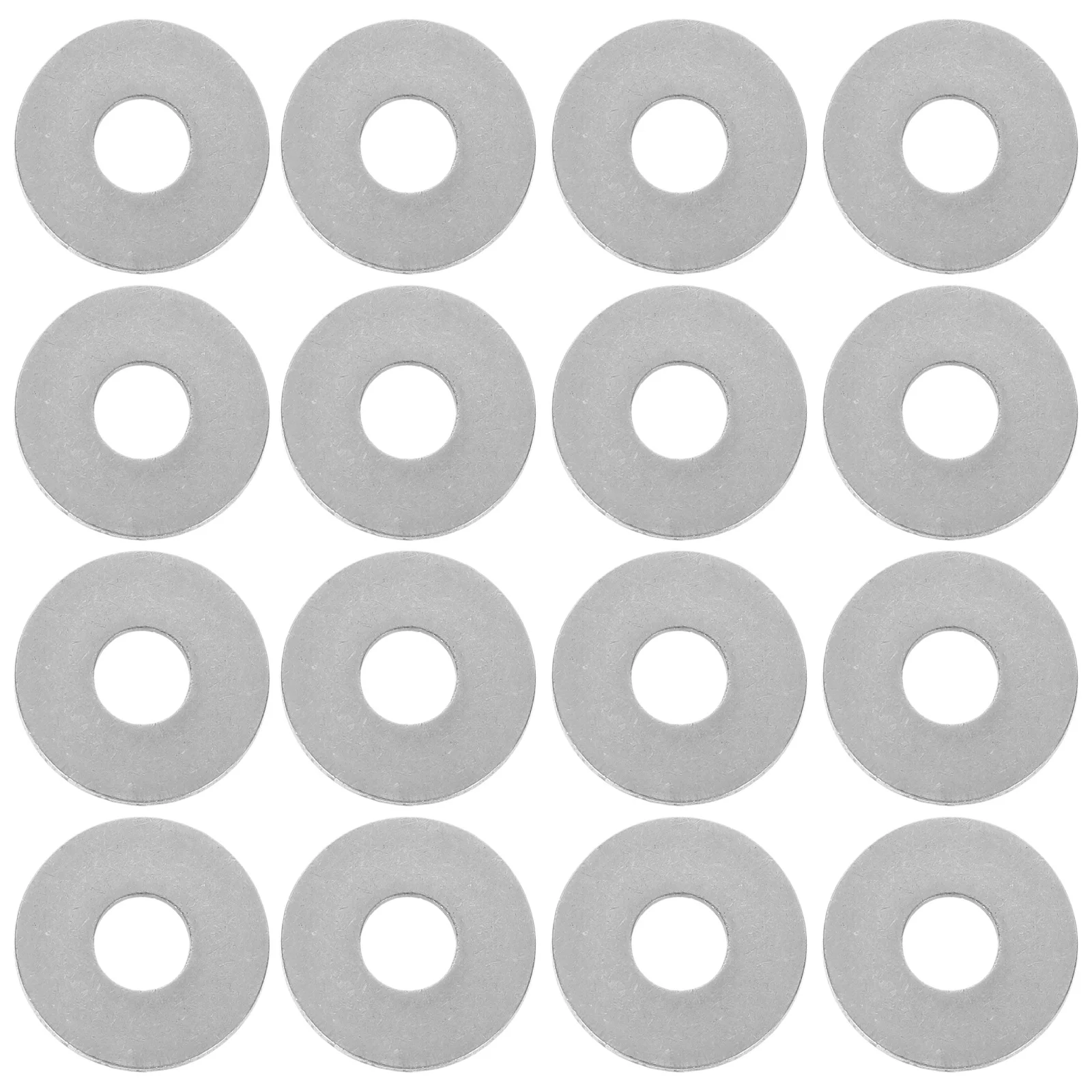 

50Pcs Stainless Steel Thick Flat Washers Round Screw Gasket Replacement Durable Anti-Loose Fastening for Home Appliance