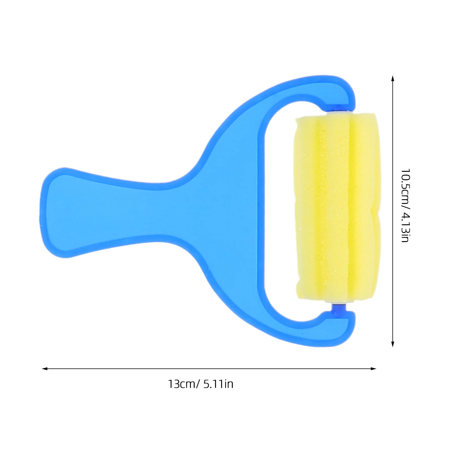 12Pcs 스폰지 페인팅 롤러 어린이 페인트 브러쉬 조기 교육용 부드러운 세척 가능한 드로잉 도구 미술 공예 용품 홈 스쿨