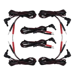 10/20 PCS Electrode Wires Conductive Standard Pin Connection Cables for Tens Unit Muscle Stimulator Digital Therapy Tool Machine