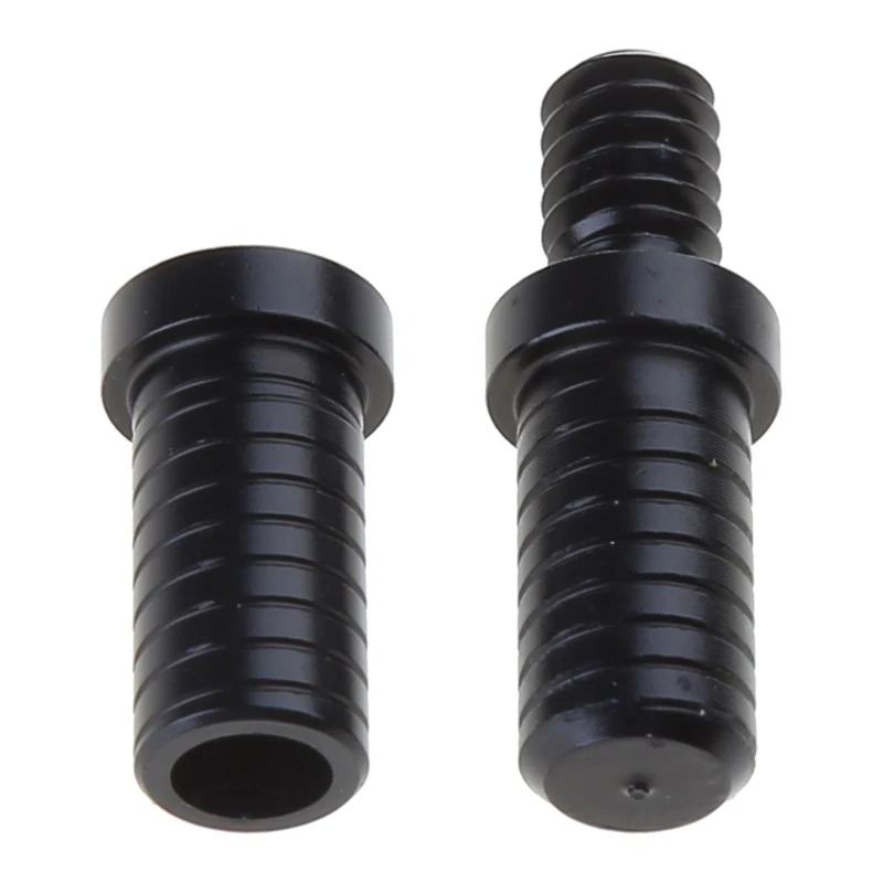 1 Pair Aluminum Screw Mount Connectors 1/4 Male & Female Converters Screws Head