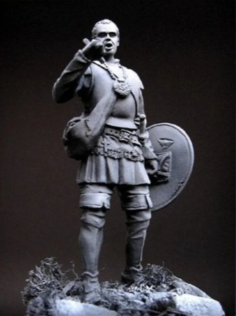 

1/24 Scale 75mm DieCast Resin Figure Model Kit Ancient Spanish Warrior Diorama Unassembled Unpainted