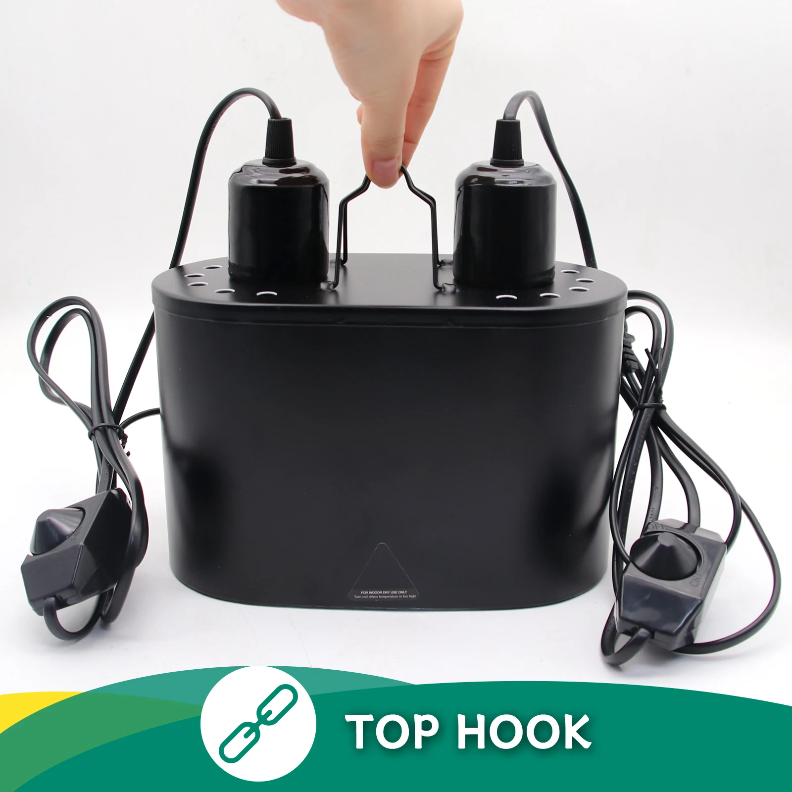 

Лампа для рептилий с регулировкой температуры, тепловое освещение, лампа UVB с независимыми переключателями для змеи и черепахи