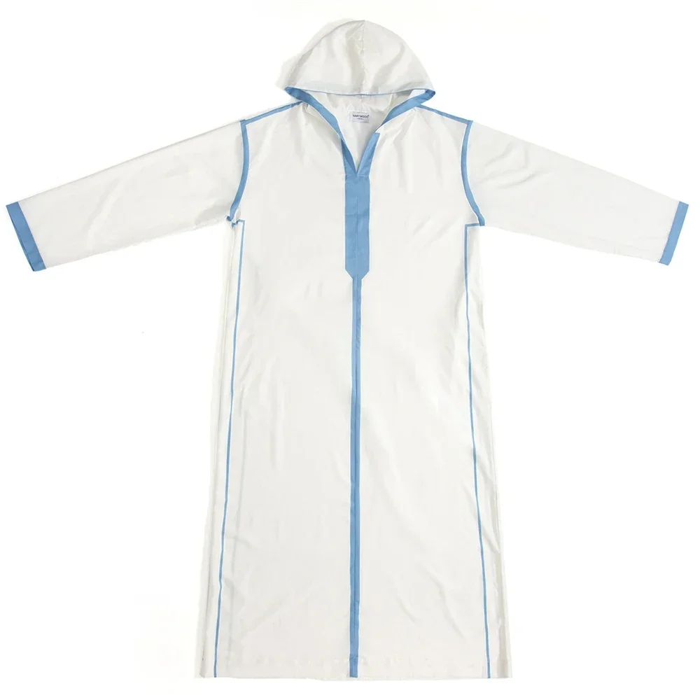 Eid Djellaba Abaya con capucha para hombres musulmán Jubba Thobe Arabia Saudita bata para hombres ropa de oración Ramadán Islam vestido Thoub Kaftan