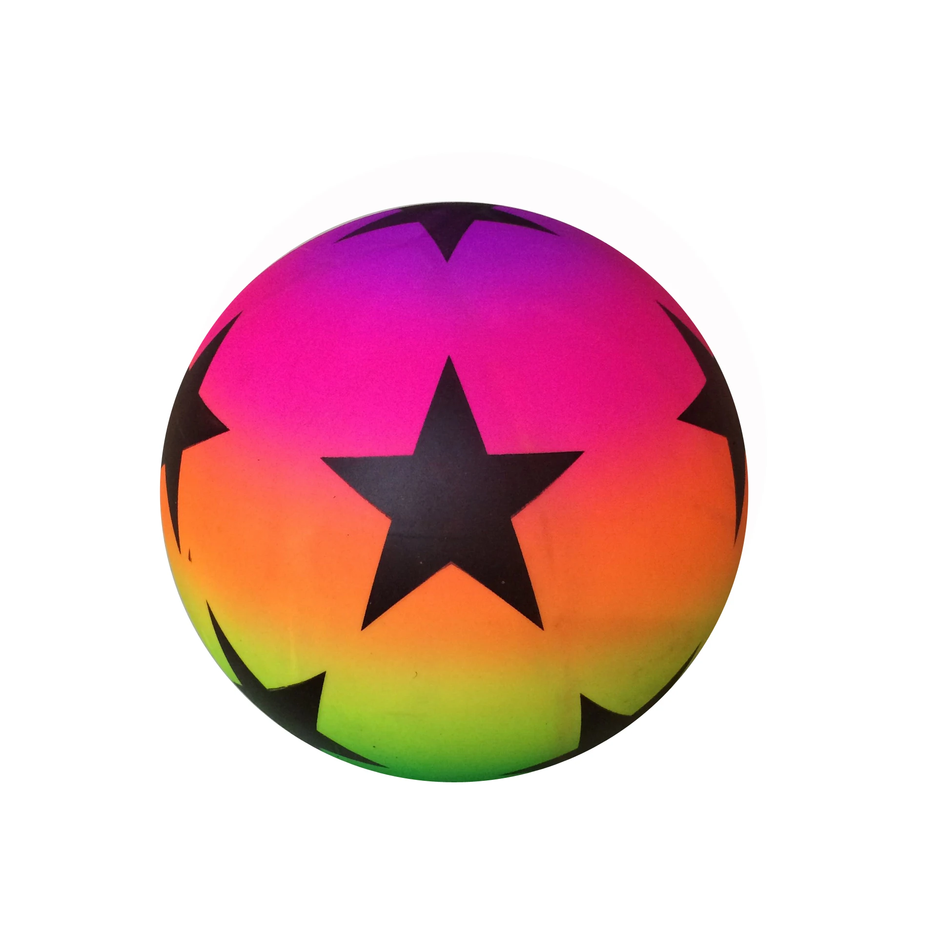 

Rainbow Ball Bright Color Sports Child Party Beach Volley Kick Hand Plastic Balls Activities Games Training
