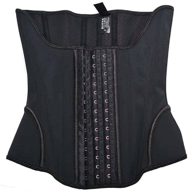 

Corset Fajas Girdle Latex Waist Trainer Belly Slim Belt Body Shaper Modeling Strap 25 Steel Boned Waist Cincher Colombianas