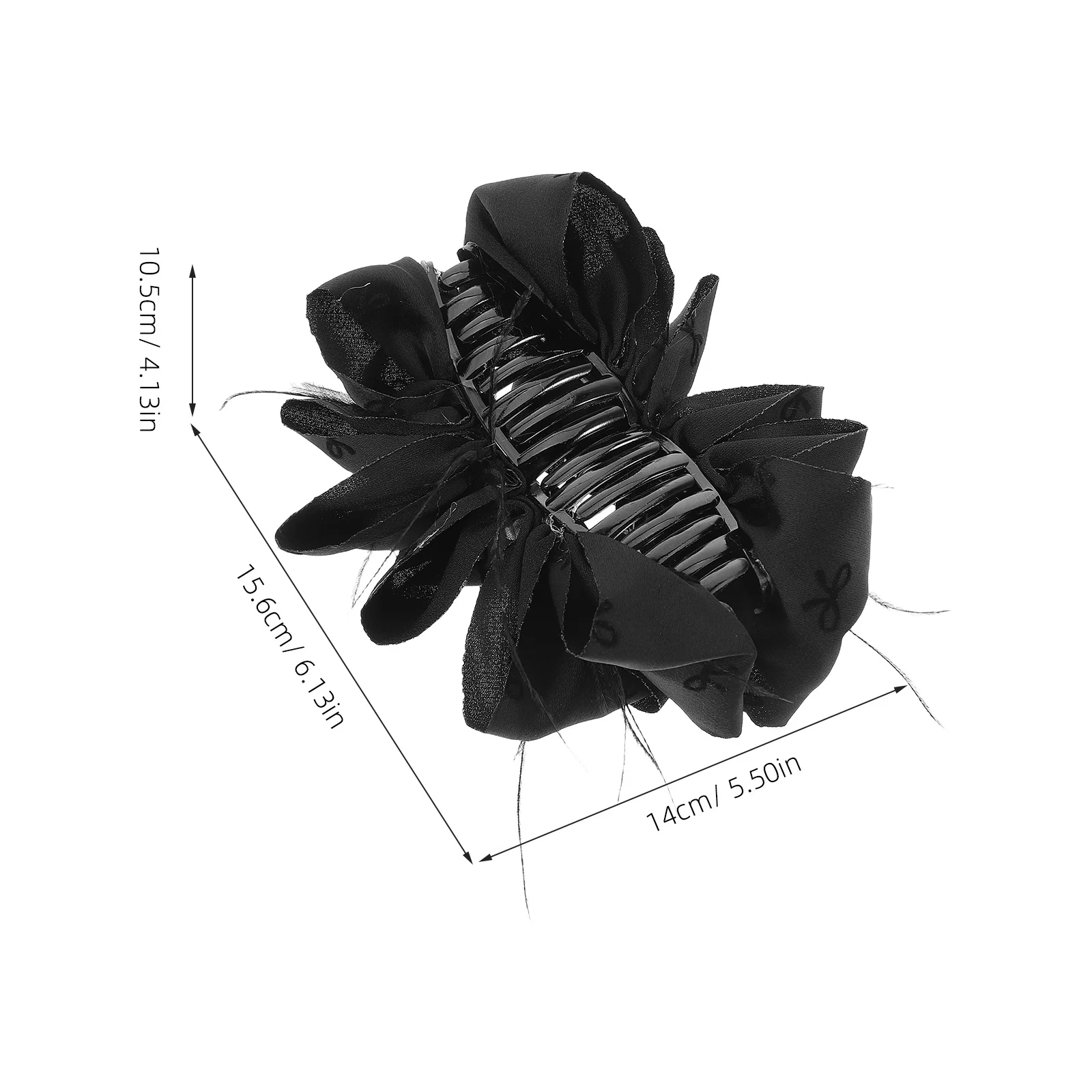 مشابك مخلب القوس الكبيرة إكسسوارات شعر البرقوق للشعر السميك الآمن لحفلات الزفاف والارتداء اليومي كرنفال