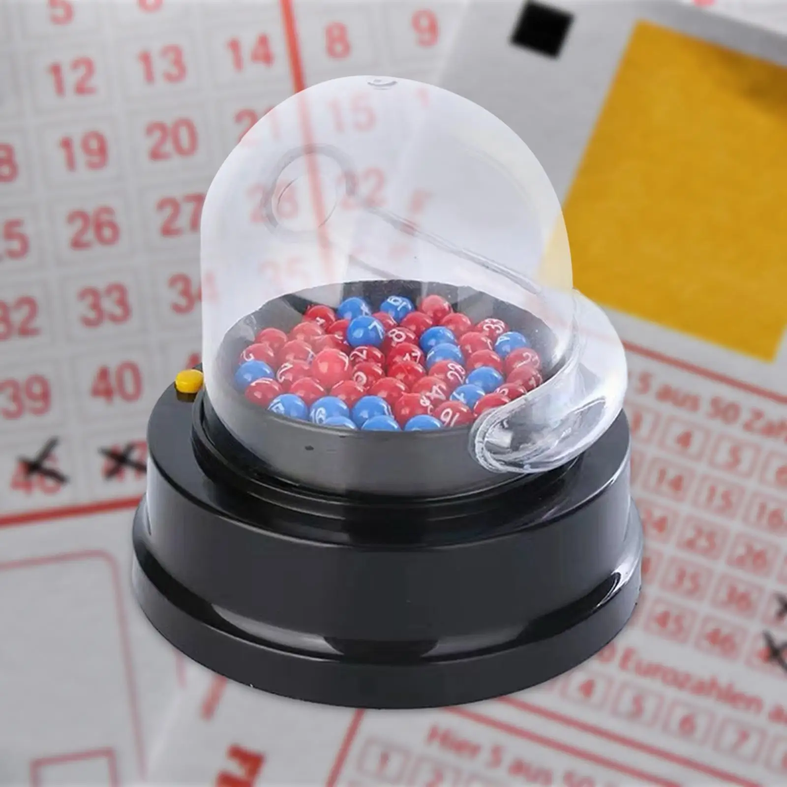 Raffle Balls Machine Electric Bingo Game for Sweepstakes Recreational Activity