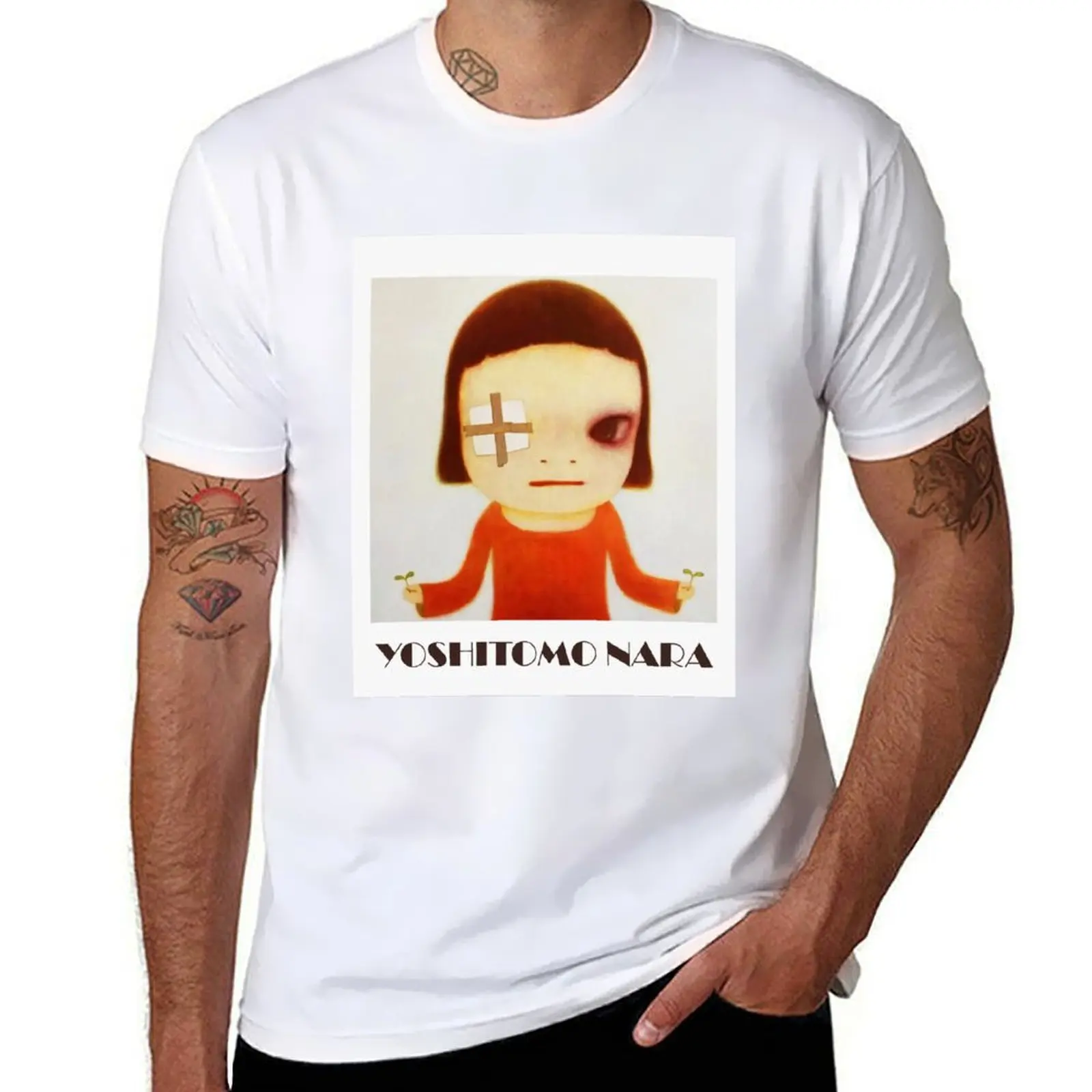

Nara Yoshimoto Art Japanese, pop art T-Shirt anime t shirts for man funny t shirts dark humor T-Shirt