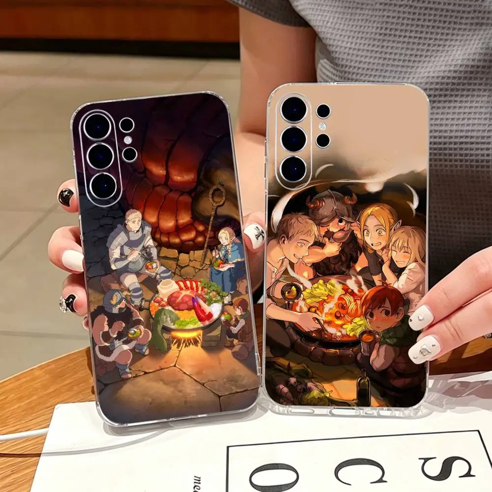 D-Delicious in Dungeon Phone Case For Samsung S25,S24,S21,S22,S23,S30,Ultra,S20,Plus,Fe,Note,10,9,5G Transparent Cover