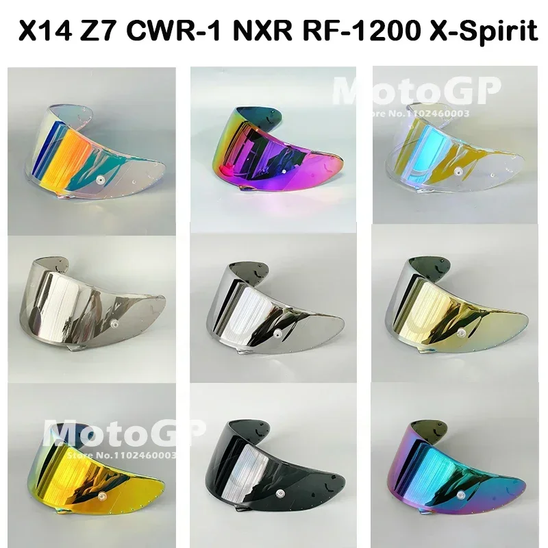 Helmet Visor for SHOEI X-14 X14 Z-7 Z7 CWR-1 CWR1 NXR RF-1200 RF1200 X-Spirit III XSpirit 3 X-Fourteen X Fourteen RYD CWR-F CWRF