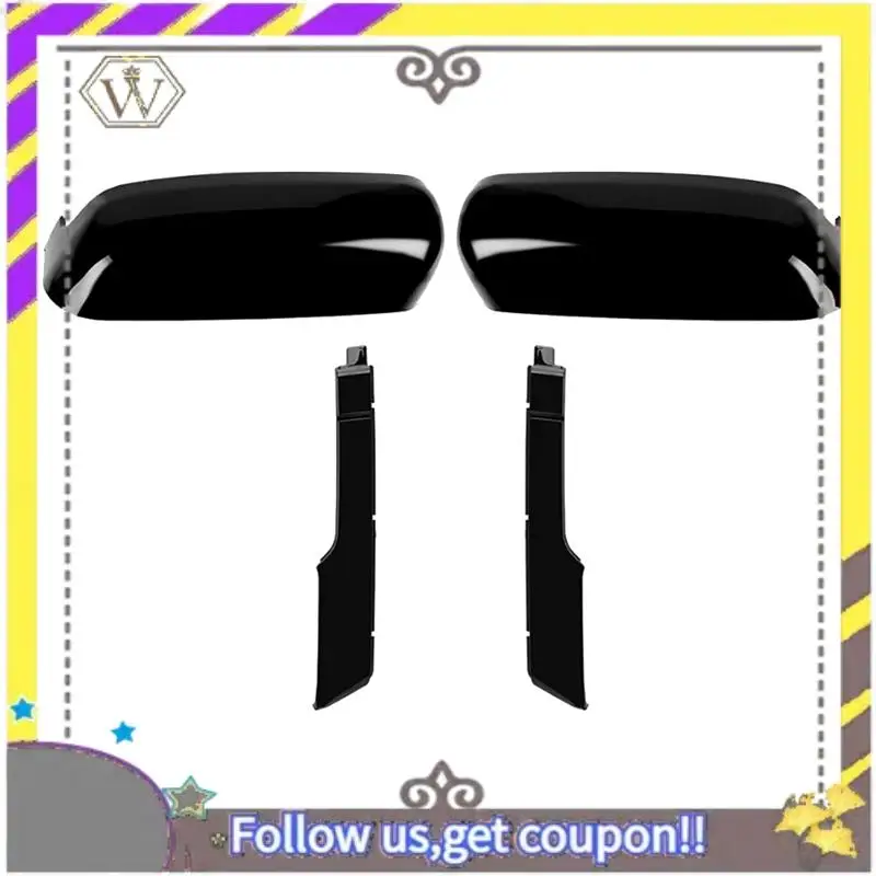

ABXV-Car Top Rear View Mirror Covers For Chevy Silverado GMC Sierra 2500 3500 HD 2020-2021 Spare Parts Rear View Mirror Side Cov