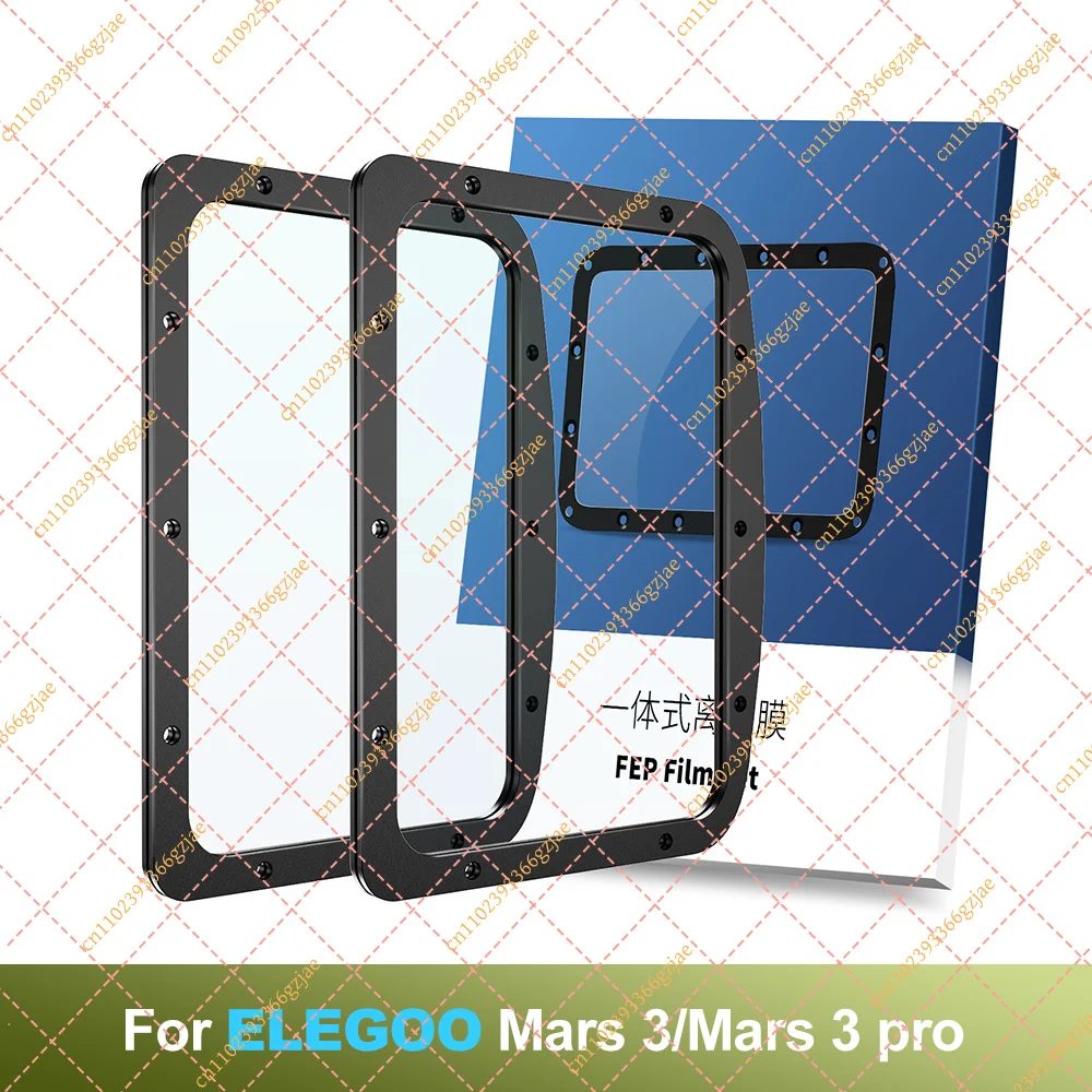 KLF Mars 3/Mars 3 pro FEP Film Resin Vat FEP Upgrades 3D Printer Accessories for ELEGOO Mars 3/Mars 3 pro UV DLP LCD